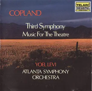 Aaron Copland - Atlanta Symphony Orchestra, Yoel Levi - 3rd Symphony & Music for the Theather (1989, Telarc # CD-80201) [RE-UP]