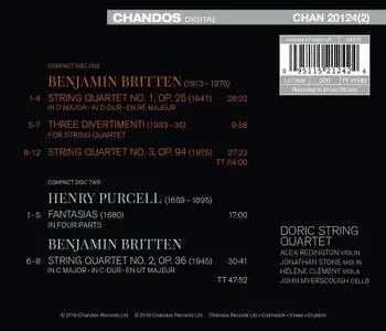 Doric String Quartet - Benjamin Britten: String Quartets; Henry Purcell: String Fantasias (2019)