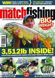 Match Fishing – August 2012