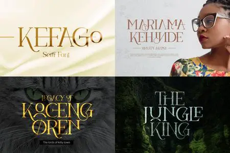Kefago - Serif Font