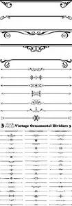Vectors - Vintage Ornamental Dividers 3