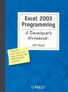 Excel 2003 Programming: A Developer's Notebook