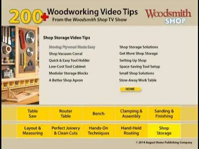 Woodsmith Shop 200+ Woodworking Video Tips & Techniques DVD