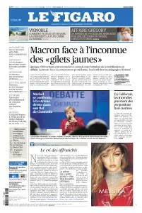 Le Figaro du Samedi 17 et Dimanche 18 Novembre 2018