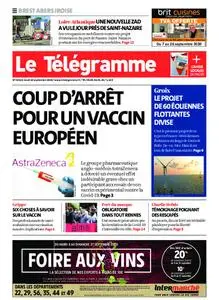 Le Télégramme Brest Abers Iroise – 10 septembre 2020