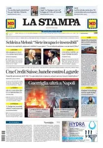 La Stampa Vercelli - 16 Marzo 2023