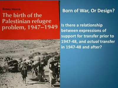 The Birth of the Palestinian Refugee Problem, 1947-1949