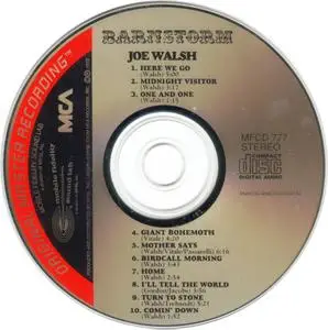 Joe Walsh - Barnstorm (1972) [MFSL, MFCD 777] Repost