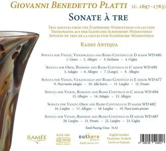 Radio Antiqua - Giovanni Benedetto Platti: Sonate à tre (2019)