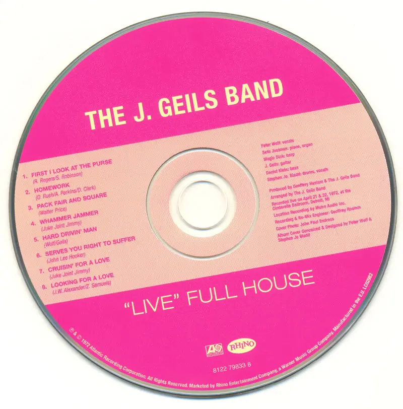 the j. geils band first i look at the purse