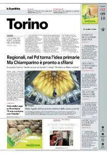la Repubblica Torino - 2 Settembre 2018