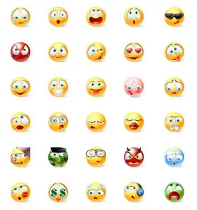 Vista Style Emoticons Icons