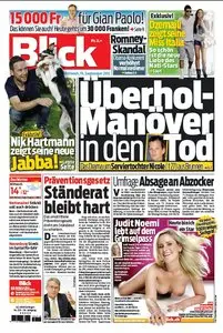 Blick Zeitung vom 19 September 2012