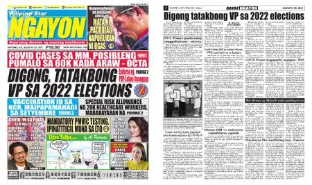 Pilipino Star Ngayon – Agosto 25, 2021