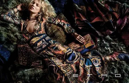 Kate Moss and Nick Fouquet by Mario Testino for Etro Fall/Winter 2015-2016