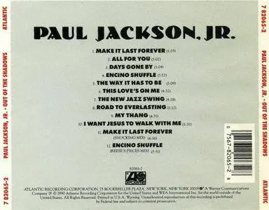 Paul Jackson, Jr. - Out Of The Shadows (1990) {Atlantic}