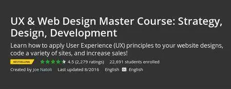 Udemy - UX & Web Design Master Course: Strategy, Design, Development (Repost)