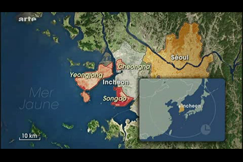 (2010) Le dessous des cartes : Incheon, ville globale