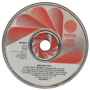 Nazareth - Greatest Hits (1975) [1990, Non-remastered]