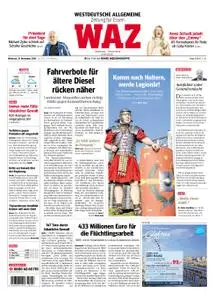 WAZ Westdeutsche Allgemeine Zeitung Essen-West - 21. November 2018