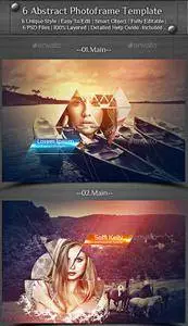 GraphicRiver - 6 Abstract Photoframe Template