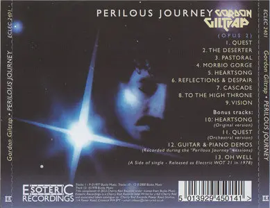 Gordon Giltrap - Perilous Journey (1977) [2013, Esoteric Recordings, ECLEC 2401]