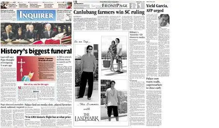 Philippine Daily Inquirer – April 08, 2005