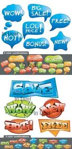 Sale stickers