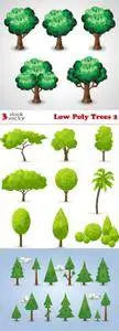 Vectors - Low Poly Trees 2