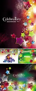 Celebratory Backgrounds Vector