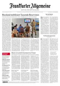 Frankfurter Allgemeine Zeitung  - 22 September 2022