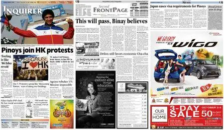 Philippine Daily Inquirer – October 02, 2014