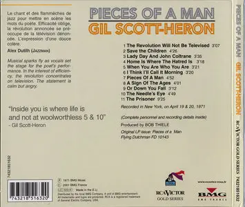 Gil Scott-Heron - Pieces Of A Man (1971) Remastered Reissue 2001