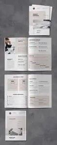 Proposal Brochure Template with Beige Accents 537880773