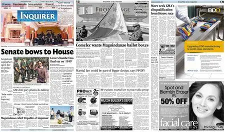Philippine Daily Inquirer – December 08, 2009
