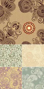 Floral Backgrounds Vector 4