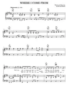 Where i come from - Alan Jackson (Piano-Vocal-Guitar)