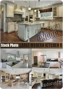 Large modern kitchen 8 - Stock Photo