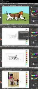 Illustrator CC Drawing and Coloring with Live Paint (2016)