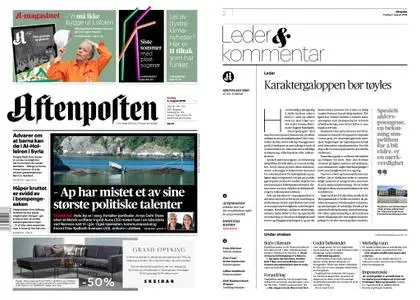 Aftenposten – 02. august 2019