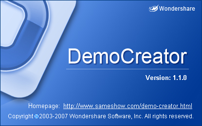 Wondershare DemoCreator ver.1.1.0