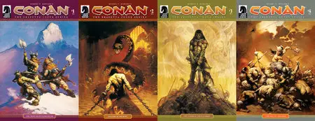 Robert E. Howard's Conan: The Frazetta Cover Series #1-8 (of 8) Complete