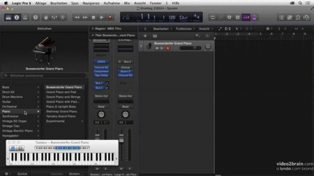  Softwareinstrumente in Logic Pro Synthesizer, Sampler und Drum Machines verstehen