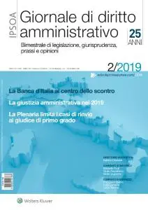 Giornale di diritto amministrativo - Febbraio 2019