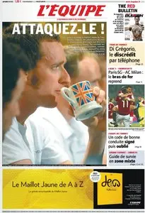 L'Equipe Edition du Mercredi 11 Juillet 2012