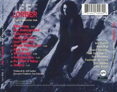 Jeff Lorber - Worth Waiting For (1993) {Verve}