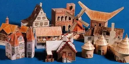 Detailed Architectural Paper Model (A6)