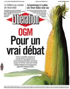 Libération du Mardi 23 Octobre 2012