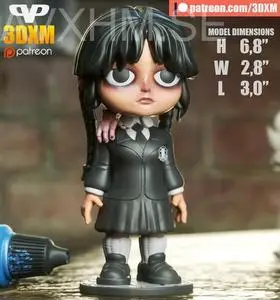 Wednesday Addams Chibi / AvaxHome