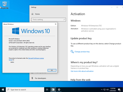 Windows 10 Enterprise LTSC 2021 21H2 Build 19044.2965 With Office 2021 Pro Plus (x64) Multilingual Preactivated